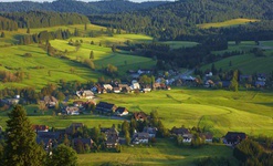 Blick ins Bernauer Hochtal im sdlichen Schwarzwald Richtung Oberlehen. Foto: Erich Spiegelhalter