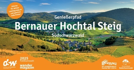 DANKE fr IHRE STIMME zu DEUTSCHLANDS SCHNSTER WANDERWEG
