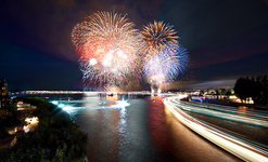 Konstanzer Seenachtsfest alljährlich im August mit großem Feuerwerk. Foto: Achim Mende