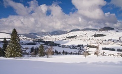 Bernau Schwarzwald: Blick ins winterliche Hochtal Richtung Herzogenhorn. © Michael Arndt