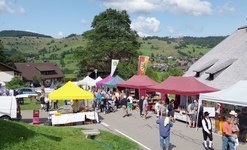 Naturpark-Markt Bernau Marktstnde oberhalb des Holzschneflermuseums Resenhofs