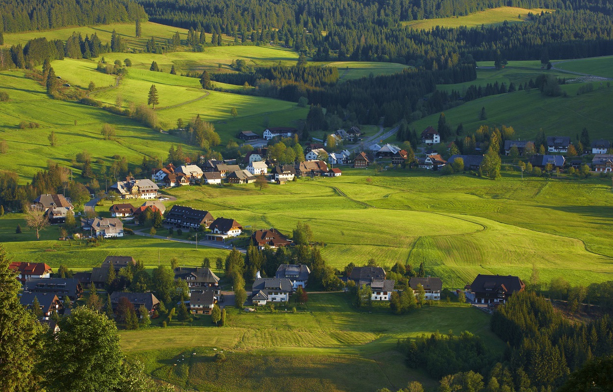 Blick auf Bernau, Ortsteil Oberlehen. Foto: Erich Spiegelhalter