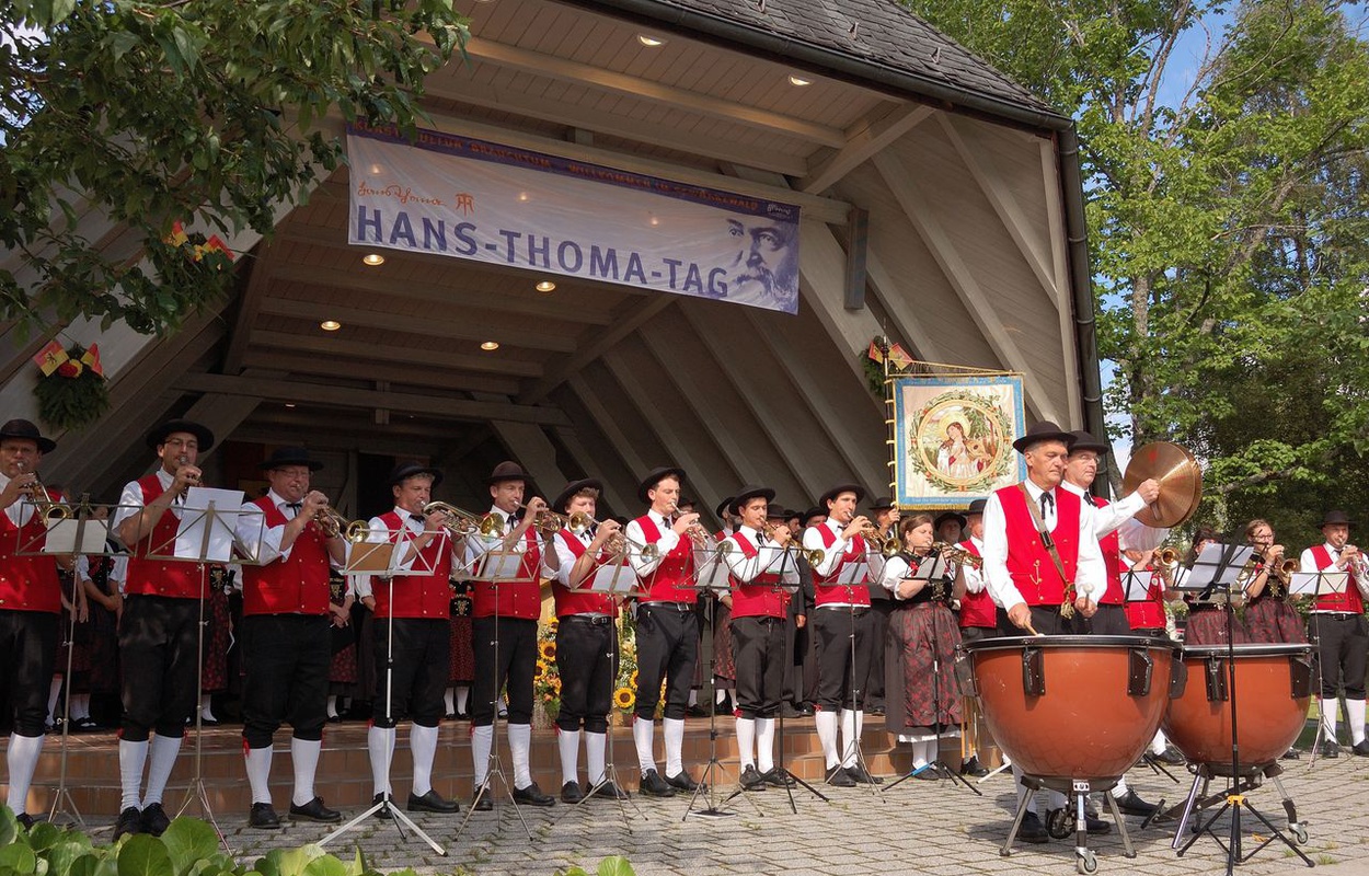 Verleihung Hans-Thoma-Kunstpreis am Sonntagvormittag im Kurpark in Bernau im Schwarzwald. Foto: Heike Budig