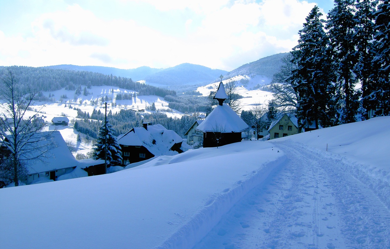 Winterwandern im Bernauer Hochtal.